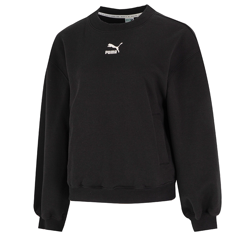 彪马PUMA Women Fashion Sweatshirt女卫衣-毛圈537518-01